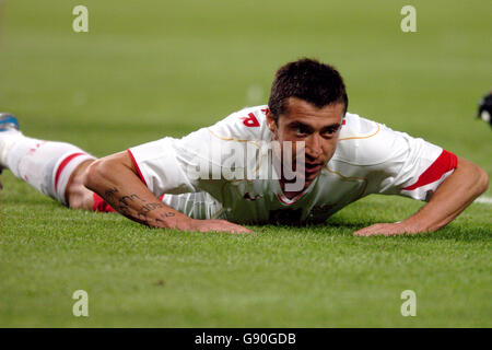 Fußball - International freundlich - Türkei / Deutschland - Atatürk Stadion. Tomer Metin, Türkei Stockfoto