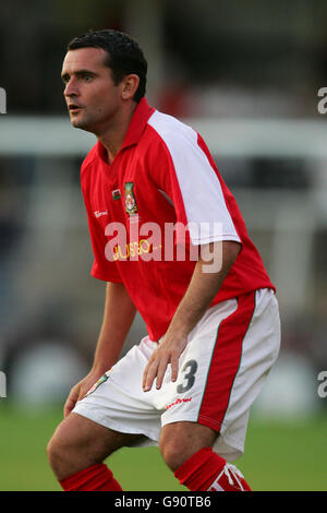 Fußball - freundlich - Hereford United / Wrexham. Alex Smith, Wrexham Stockfoto