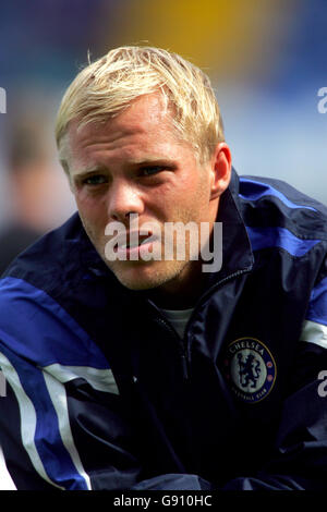 Fußball - FA Barclays Premiership - Chelsea / Arsenal - Stamford Bridge. Eidur Gudjohnsen, Chelsea Stockfoto