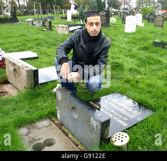 Polizei-Friedhof Stockfoto