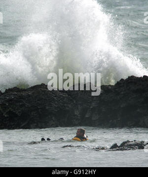 Meer-Boys Stockfoto