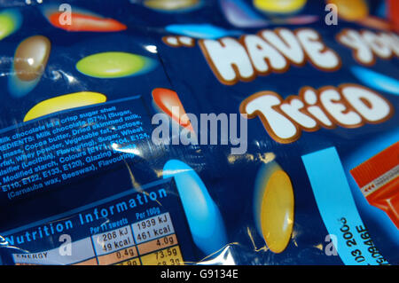 Ein Paket von Süßigkeiten Stockfoto