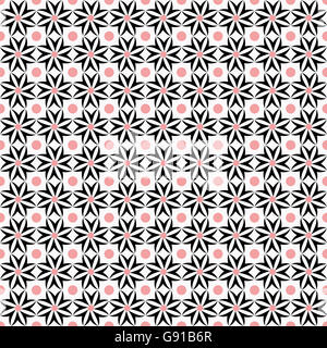 Hintergrund der nahtlose Blumenmuster Stockfoto