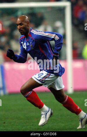 Fußball - freundlich - Frankreich gegen Deutschland - Stade de France. Nicolas Anelka, Frankreich Stockfoto