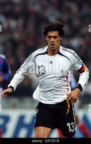 Fußball - freundlich - Frankreich gegen Deutschland - Stade de France. Michael Ballack, Deutschland Stockfoto