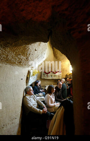 Funktion - Höhlen und Grotten - Ye Olde Trip To Jerusalem Stockfoto