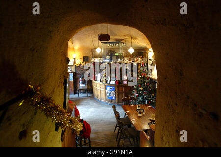 Funktion - Höhlen und Grotten - Ye Olde Trip To Jerusalem Stockfoto