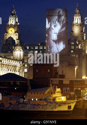 SHOWBIZ Lennon Stockfoto