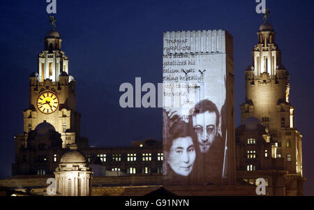 SHOWBIZ Lennon Stockfoto