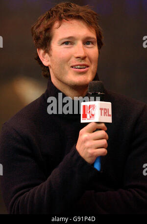 Nick Moran während seines Gastauftritts bei MTV's TRL (Total Request Live) Show in den MTV Studios in Leicester Square, Central London, Donnerstag, 8. Dezember 2005. DRÜCKEN Sie VERBANDSFOTO. Bildnachweis sollte lauten: Anthony Harvey/PA Stockfoto