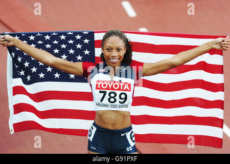 Leichtathletik - Welt der IAAF Leichtathletik WM - Helsinki 2005 - Olympiastadion Stockfoto