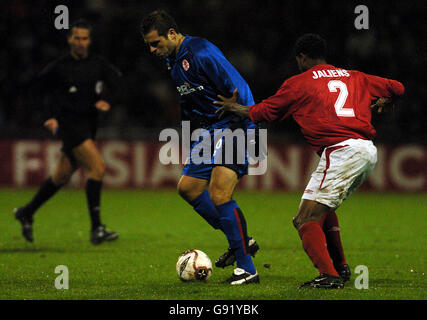 Fußball - UEFA-Cup - Gruppe D - AZ Alkmaar V Middlesbrough - Alkmaarder Hout Stadion Stockfoto