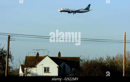 Luft-Stansted Stockfoto