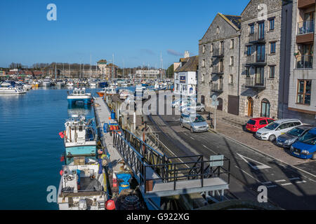 England Dorset Weymouth Hafen Stockfoto