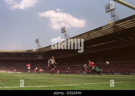 Fußball - Littlewoods-FA-Cup-Finale - Arsenal V Newcastle United Stockfoto