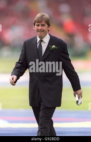 Fußball - Littlewoods FA Cup Finale - Arsenal gegen Newcastle United. Kenny Dalglish, Manager bei Newcastle United Stockfoto