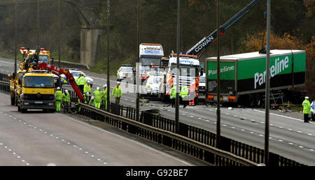 Polizei LKW Stockfoto