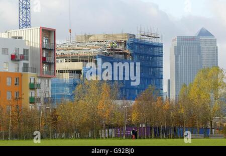 Millennium Village Stockfoto