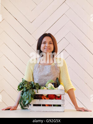 Schöne Frau Stockfoto