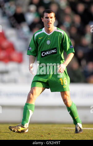 Fußballstadion - Tennants Scottish Cup - 3. Runde - Clyde V Celtic - Broadwood Stockfoto