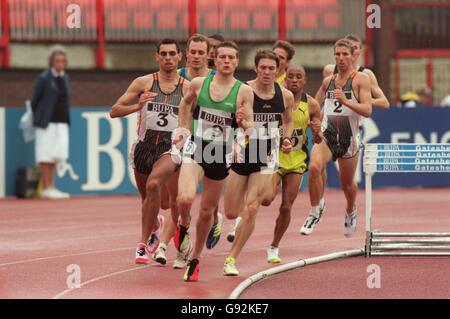 Leichtathletik - Bupa Games - Gateshead - 400 m für Männer. 400-m-Läufer für Herren Stockfoto