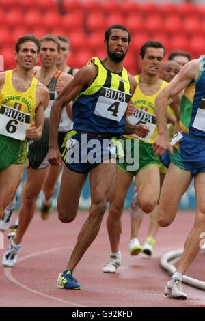 Leichtathletik - Bupa Games - Gateshead - 800 m für Männer. David Krummenacher in den 800 Metern der Männer Stockfoto