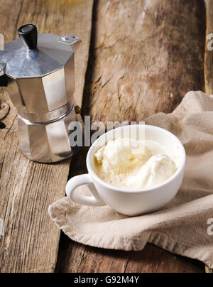 Affogato Stockfoto