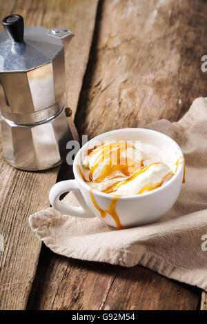 Affogato Stockfoto