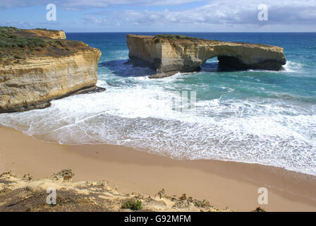 London Arch, Great Ocean Road, Victoria früher London Bridge Stockfoto