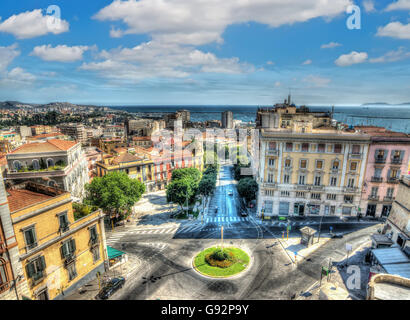 Cagliari-Panorama in Hdr Ton Stockfoto