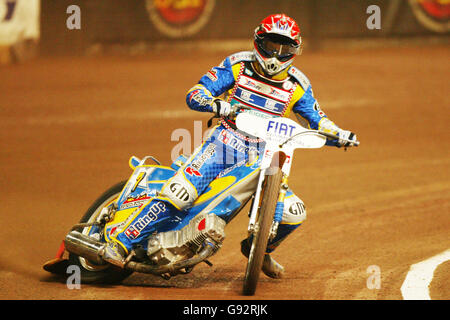 Speedway - FIM Fiat Vans British Grand Prix - Millennium Stadium. Andreas Jonsson, Schweden Stockfoto