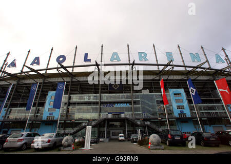 Fußball - FIFA Fußball-Weltmeisterschaft 2006 Stadien - AOL Arena - Hamburg. Gesamtansicht der AOL Arena Stockfoto