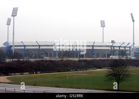 Fußball - FIFA Fußball-Weltmeisterschaft 2006 Stadien - Frankenstadion - Nürnberg. Gesamtansicht des Frankenstadions Stockfoto