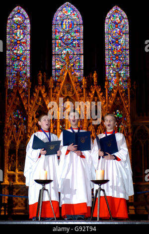 SOZIALE Chor Stockfoto