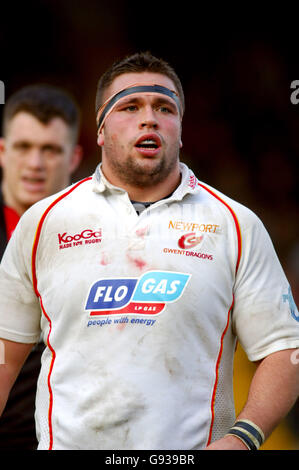 Rugby-Union - Heineken Cup - Pool 1 - Sale Sharks V Newport Gwent Drachen - Edgeley Park Stockfoto