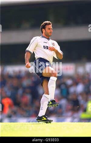 Fußball - FA Carling Premiership - Tottenham Hotspur gegen Sheffield Mittwoch. Ramon Vega, Tottenham Hotspur Stockfoto