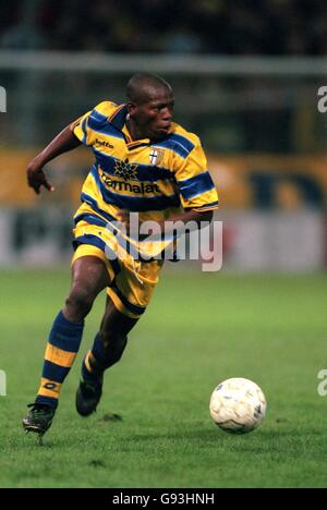 Italienischer Fußball - Serie A - Parma / Vicenza. Faustino Asprilla, Parma Stockfoto