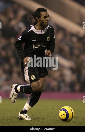 Fußball - FA Barclays Premiership - West Bromwich Albion / Blackburn Rovers - The Hawthorns. Florent Sinama Pongolle, Blackburn Rovers Stockfoto