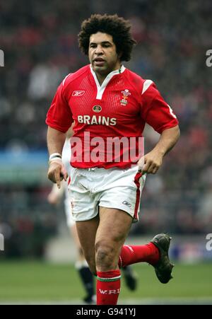 Rugby Union - RBS 6 Nations Championship 2006 - England gegen Wales - Twickenham. Colin Charvis aus Wales beim RBS 6 Nations-Spiel in Twickenham, London, Samstag, 4 2006. Februar. PA Foto : David Davies. Stockfoto