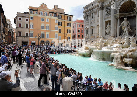 Rom, Italien. Trevi-Brunnen. Bild von Paul Heyes, Mittwoch, 1. Juni 2016. Stockfoto