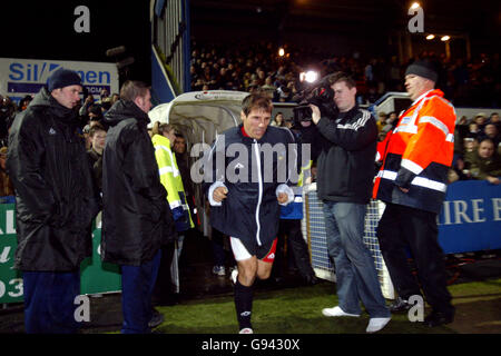 Fußball - Benefit Match - Macclesfield Town Legenden V Chelsea alle Sterne XI - Moss Rose Stockfoto