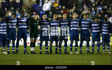 Fußball-Lesung Stockfoto