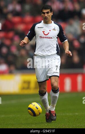 Fußball - FA Barclays Premiership - Sunderland / Tottenham Hotspur - The Stadium of Light. Paul Stalteri, Tottenham Hotspur Stockfoto