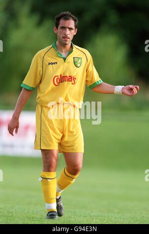 Fußball - freundlich - Home Farm Everton gegen Norwich City. Craig Fleming, Norwich City Stockfoto