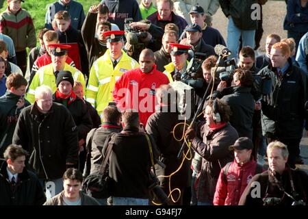 Pierre Van Hooijdonk, Nottingham Forest, kehrt zum Training zurück Stockfoto