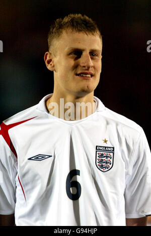 Fußball - unter 19 Jahren International Friendly - England gegen Slowakei - Sixfields Stadium. David Wheater, England Stockfoto