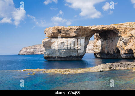 Azure Window auf der maltesischen Insel Gozo im Mittelmeer Stockfoto