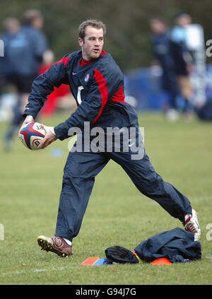 Rugby-Union - RBS 6 Nations Championship 2006 - England V Wales - England Training - Pennyhill Park Stockfoto