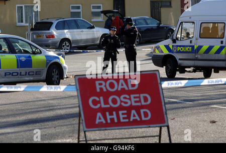 Polizei-Baby Stockfoto