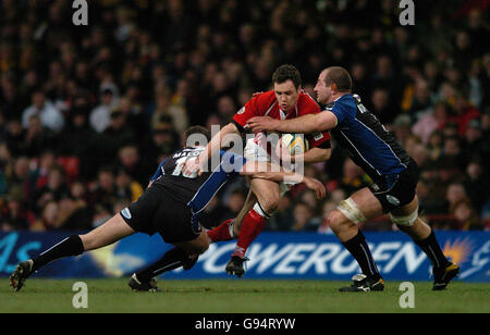 Rugby-Union - Powergen Cup - Halbfinale - Bad V Llanelli Scarlets - Millennium Stadium Stockfoto